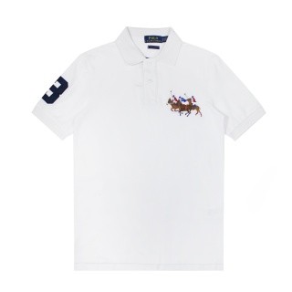 28270251  Embroidered Logo lapel polo shirt 4 colors