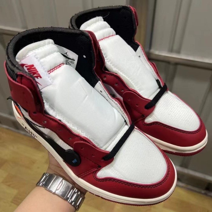 1:1 quality version Generation 1 OW co-branded high-top basketball shoes 3 colors