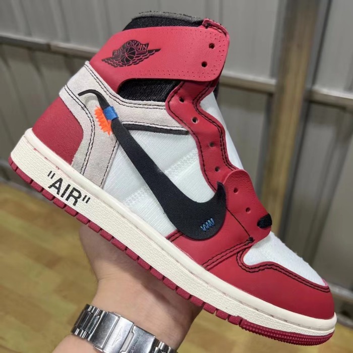 1:1 quality version Generation 1 OW co-branded high-top basketball shoes 3 colors