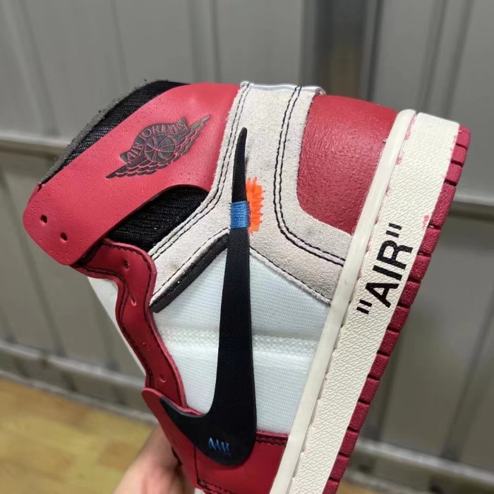 1:1 quality version Generation 1 OW co-branded high-top basketball shoes 3 colors