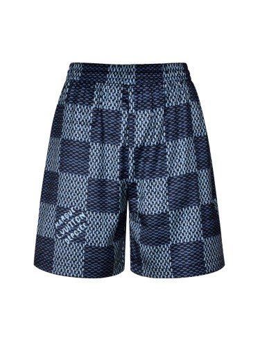 1:1 quality version 28287049 checkered mulberry silk shorts