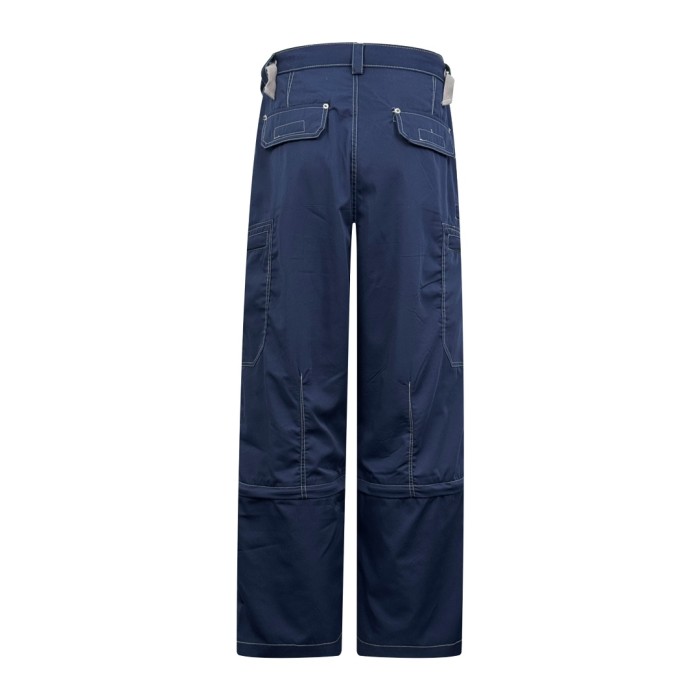 1:1 quality version 28286909 Embroidered Multi-functional Work Pants