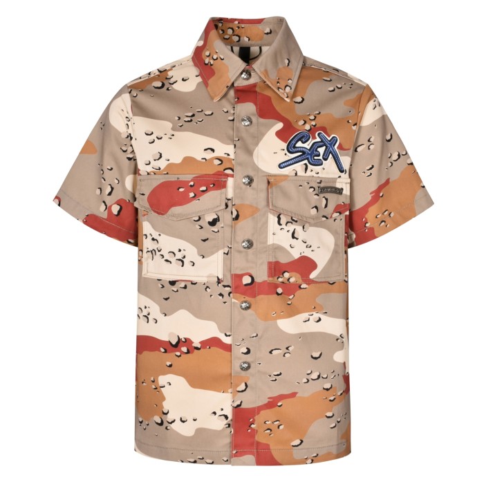 1:1 quality version 28286938 camouflage tee shirt & shorts set 2 colors