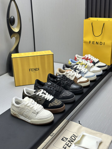 1:1 quality version 28295045 Dark Stripe FF Patchwork Sneakers 8 colors