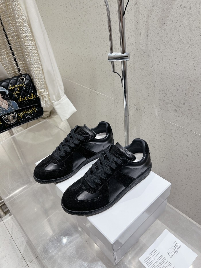 1:1 quality version M@ison 28294758 Leather Patchwork Derby Shoes 39 colors