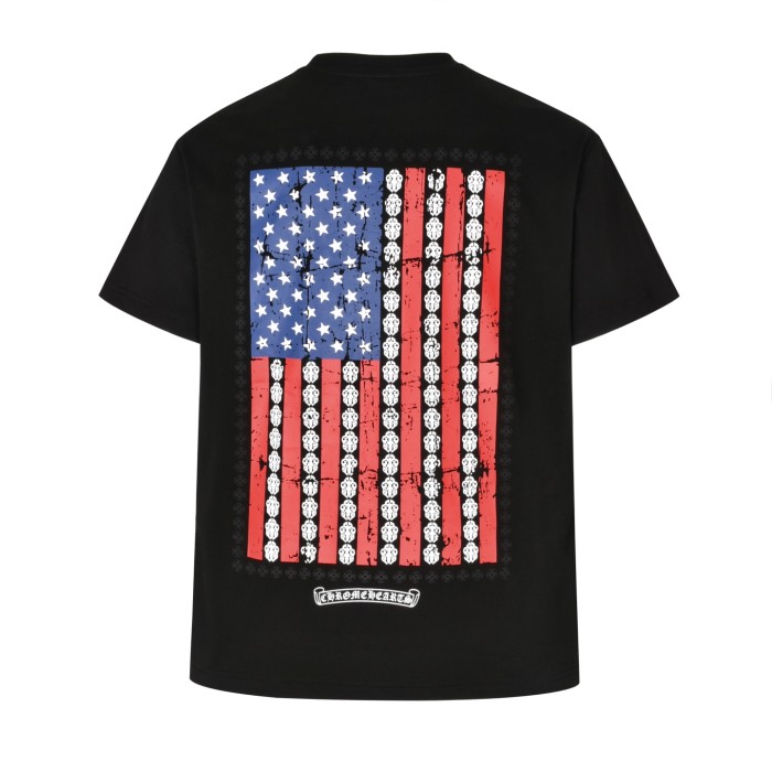 1:1 quality version 28303072 American flag Print tee 2 colors