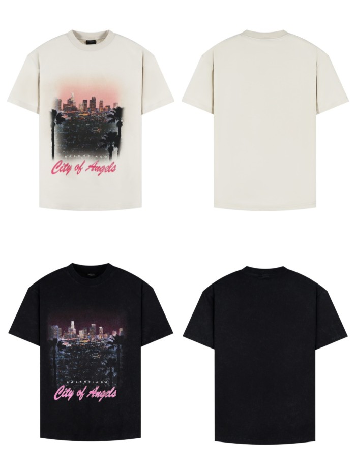 1:1 quality version 28303087 Urban Night Scene Print tee