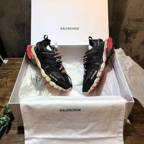1:1 quality version 28310651 Red and Black Colorblock Sneakers(Without LED)
