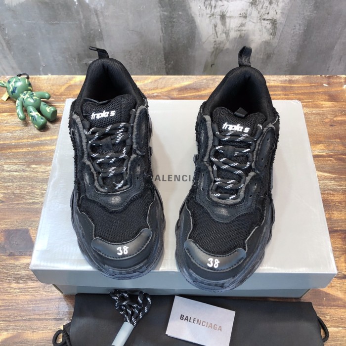 1:1 quality version 28310625 Triple S Poppy Shoes 3 colors