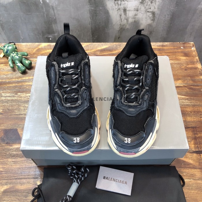 1:1 quality version 28310625 Triple S Poppy Shoes 3 colors