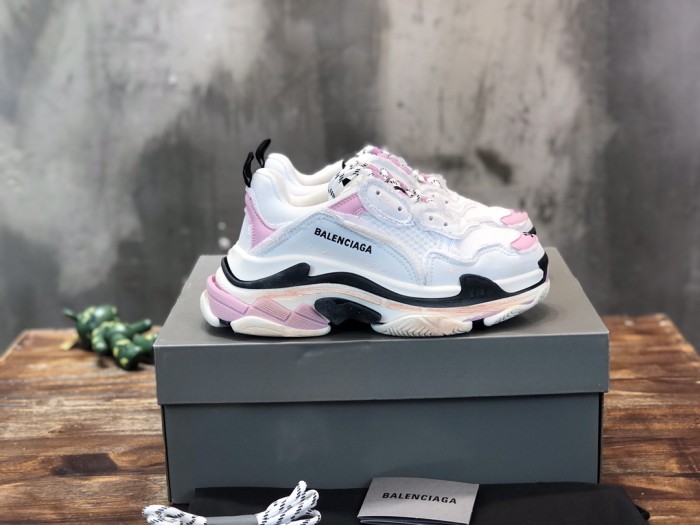 1:1 quality version 28310625 Triple S Poppy Shoes 3 colors