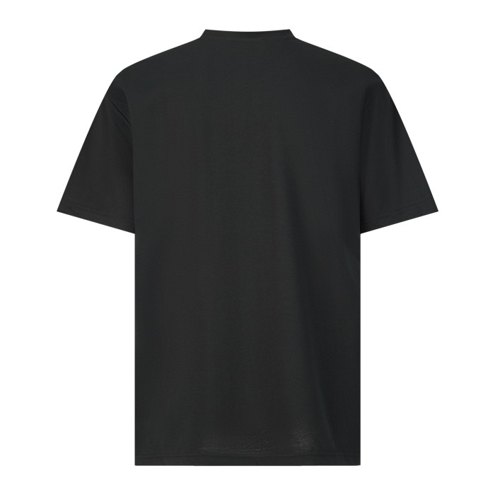 1:1 quality version 28312444 Foaming logo Badge Stripe Embroidery tee 2 colors
