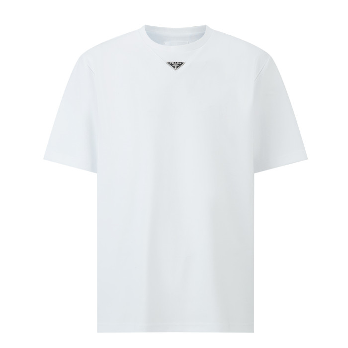 1:1 quality version 28312488 new v-neck steel label tee 5 colors