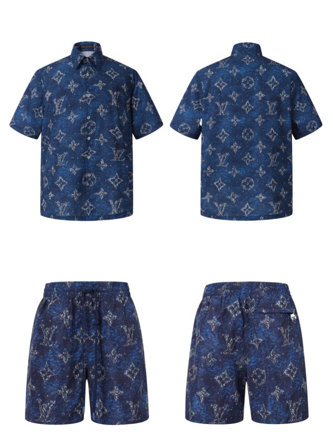 1:1 quality version 28312456 Printed tee shirt & shorts set