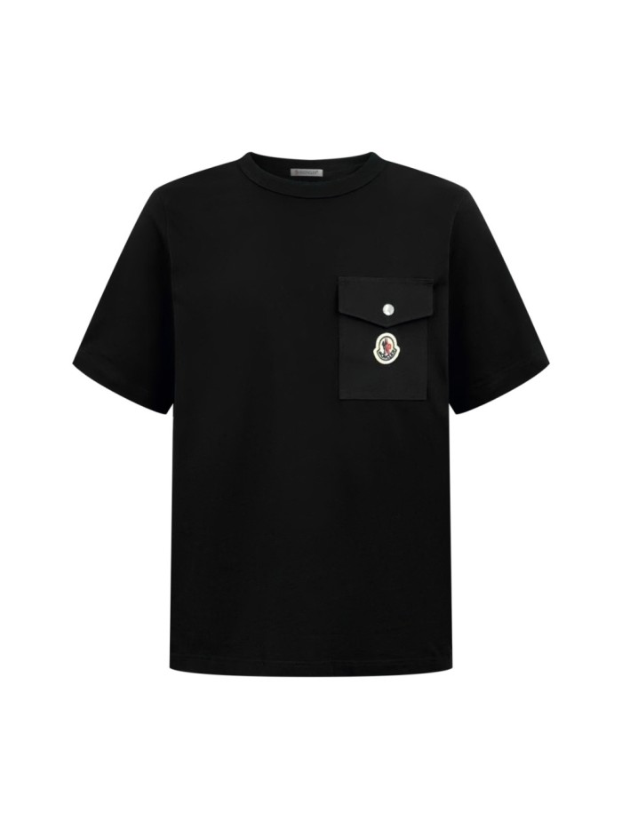 1:1 quality version 28312475 logo pocket embroidered tee