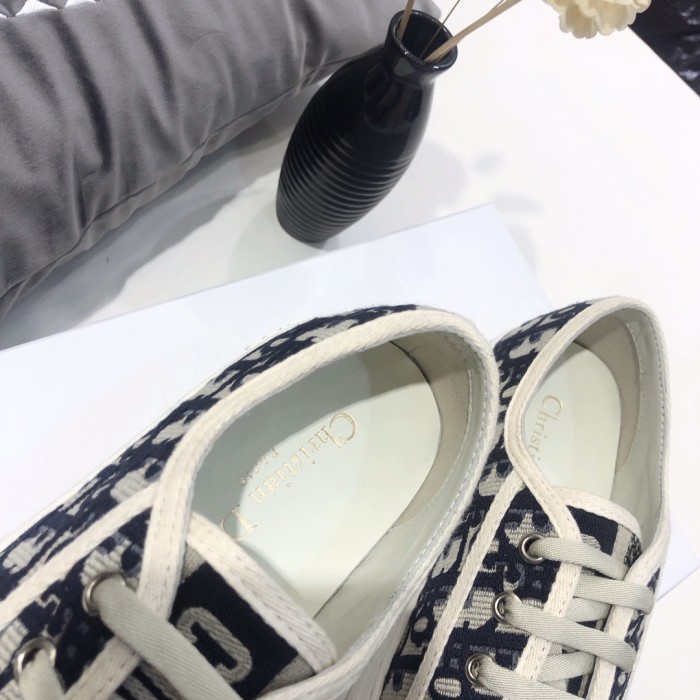 1:1 quality version 28314329 Walk'N'D Monogrammed Embroidered Canvas Shoes 8 colors