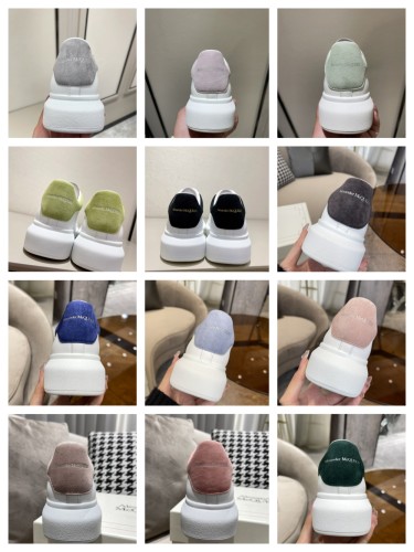 1:1 quality version 28314953 Suede Shoe Tailed White Shoes 12 colors
