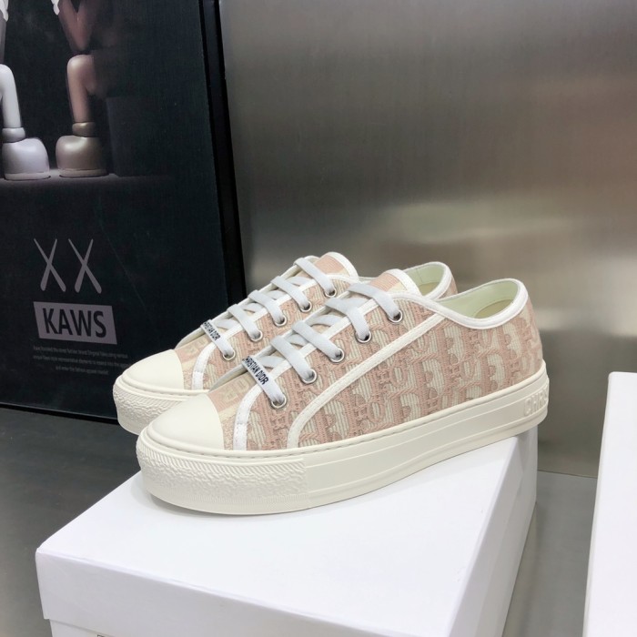 1:1 quality version 28314329 Walk'N'D Monogrammed Embroidered Canvas Shoes 8 colors