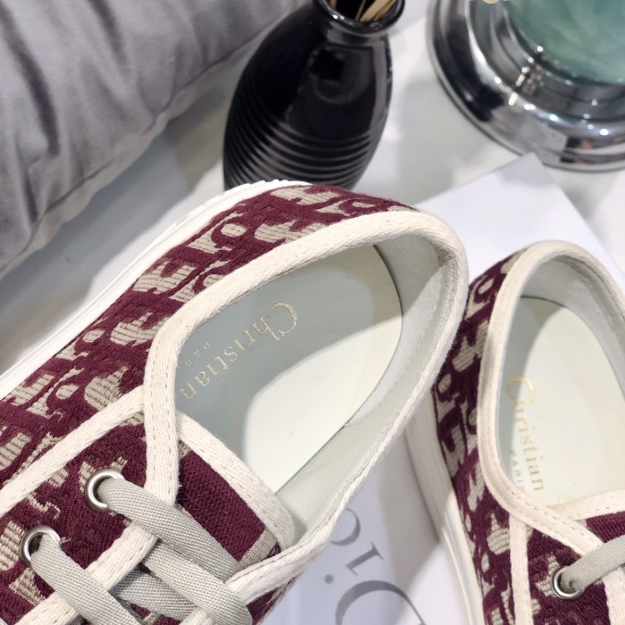 1:1 quality version 28314329 Walk'N'D Monogrammed Embroidered Canvas Shoes 8 colors