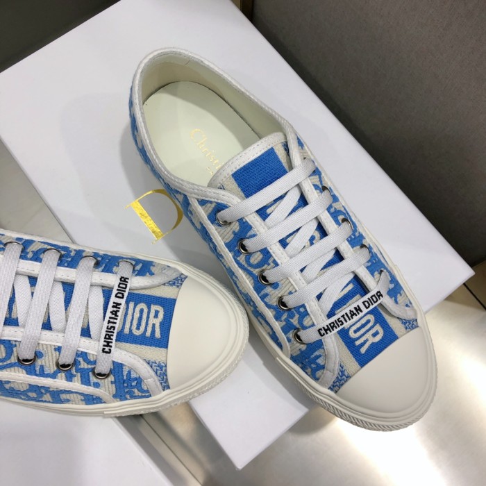 1:1 quality version 28314329 Walk'N'D Monogrammed Embroidered Canvas Shoes 8 colors