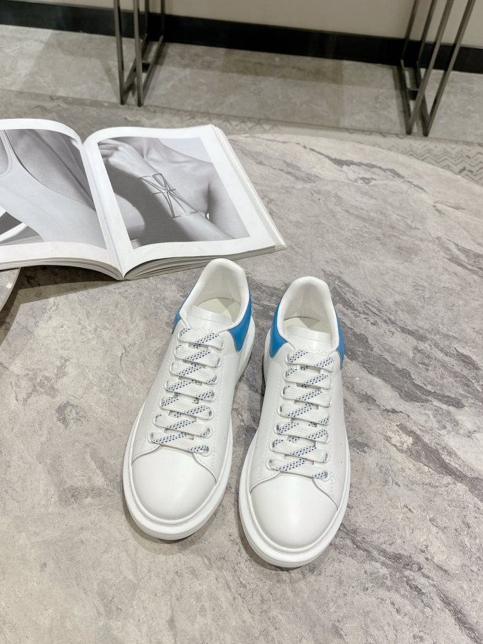 1:1 quality version 28314988 Leather Shoes Tail Logo Printed White Shoes 9 colors