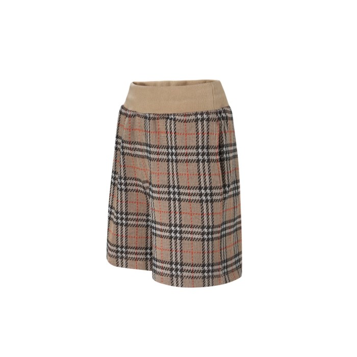 1:1 quality version 28320464 cotton blended checkered shorts
