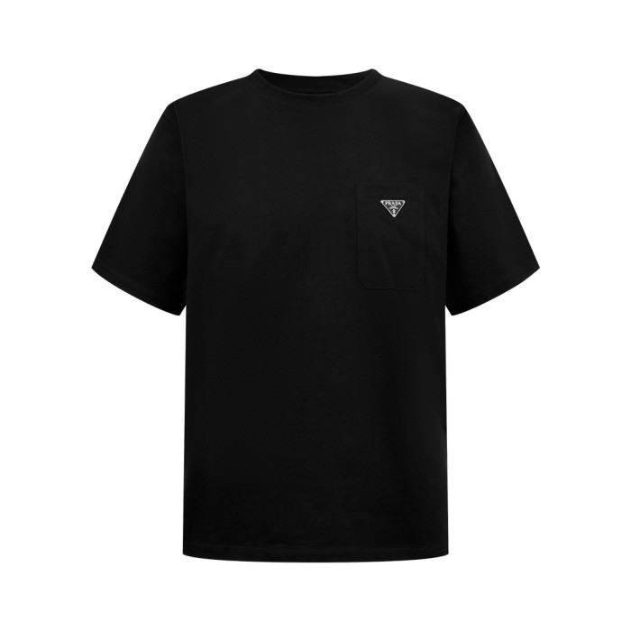 1:1 quality version 28321462 pocket triangle label tee 2 colors