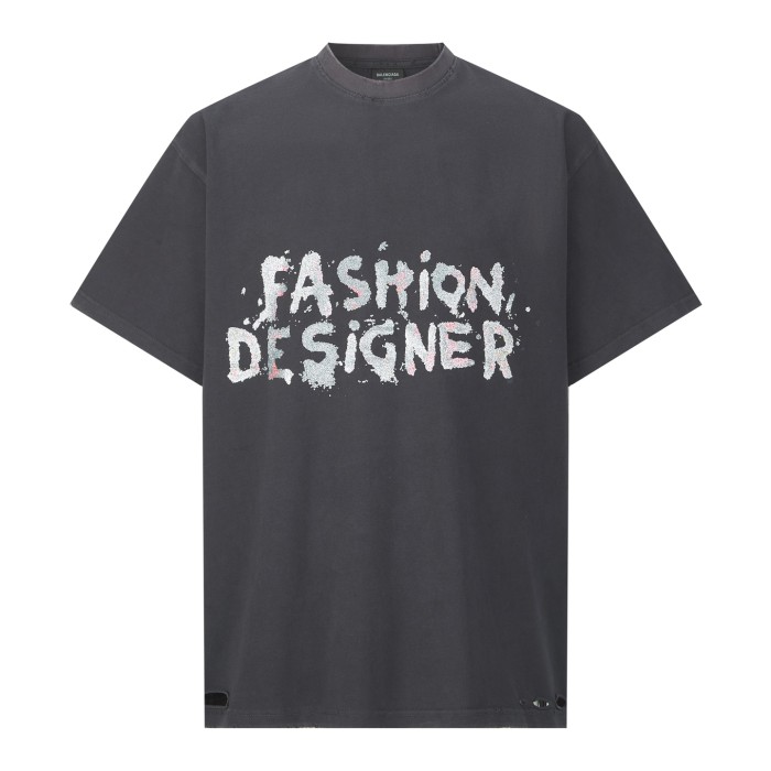 1:1 quality version 28321486 powder sand gold antique Printed tee