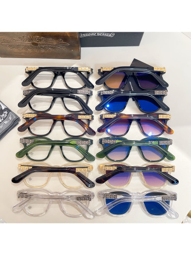 1:1 quality version 28327350 Smoke Show Square Framed Glasses 12 colors