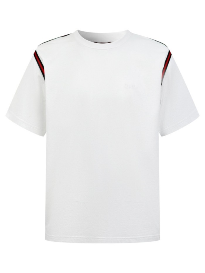 1:1 quality version 28327269 Webbing Embroidery  tee