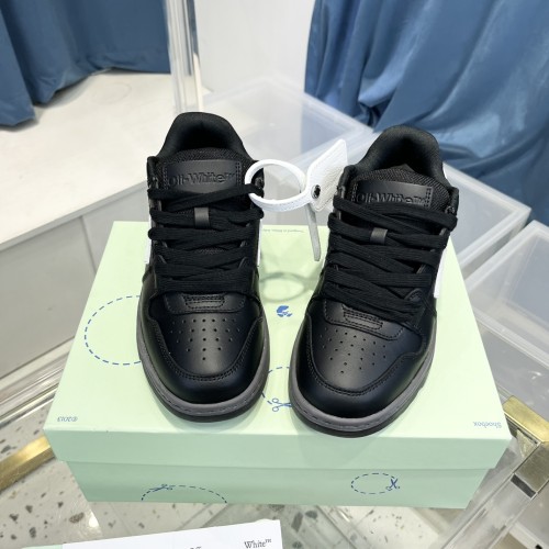 1:1 quality version OW Out Of Office Black White OMIA189R21LEA0011001