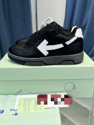 1:1 quality version OW Out Of Office Black White OMIA189R21LEA0011001