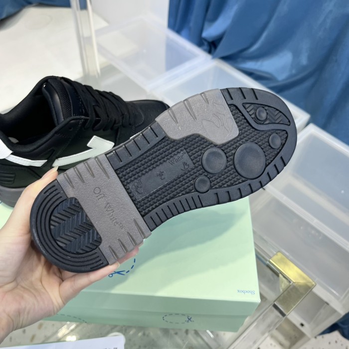 1:1 quality version OW Out Of Office Black White OMIA189R21LEA0011001