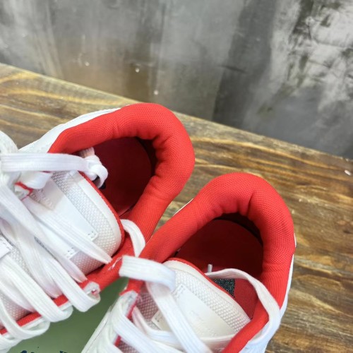 [buy more save more]1:1 quality version Pink Letters Pure White boardshoes