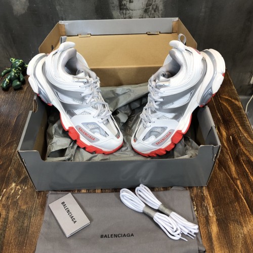 1:1 quality version 28336685 B Track White Grey Red shoes