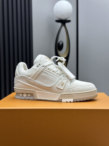 1:1 quality version 28342879 L Trainer White Denim Shoes
