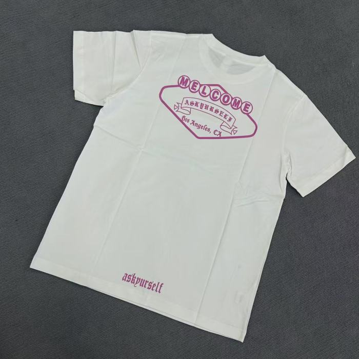 1:1 quality version 28346811 Los Angeles Limited Edition Pink Letter Print Tee