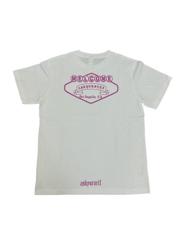 1:1 quality version 28346811 Los Angeles Limited Edition Pink Letter Print Tee