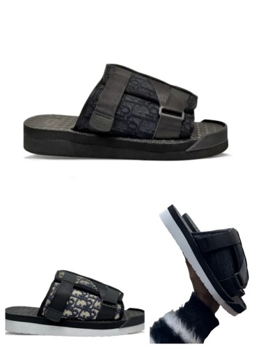 1:1 quality version 28313251 Alpha Oblique Printed Slippers 3 colors
