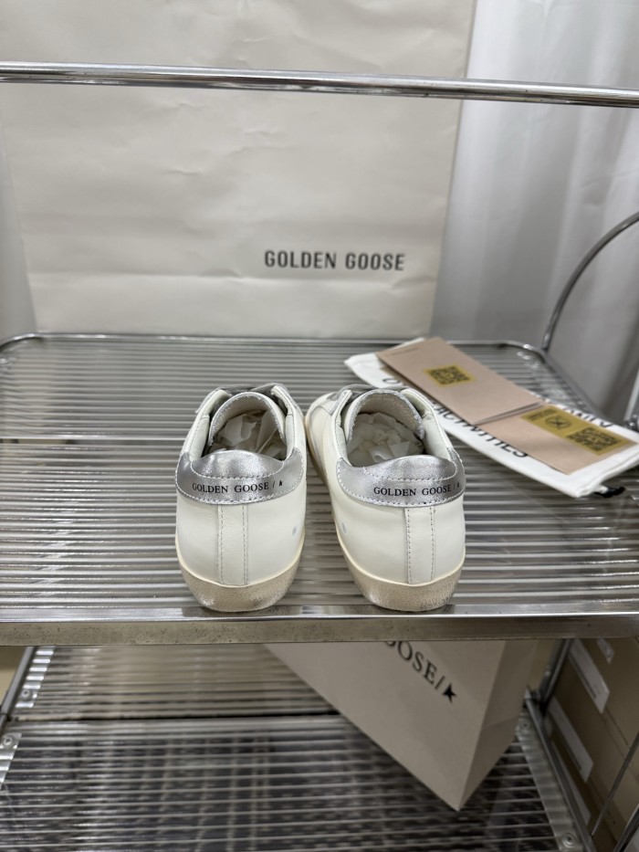 1:1 quality version 28354137 Flash Silver Star White Shoes