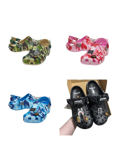28285536 Ape Head Camouflage Hole Shoes