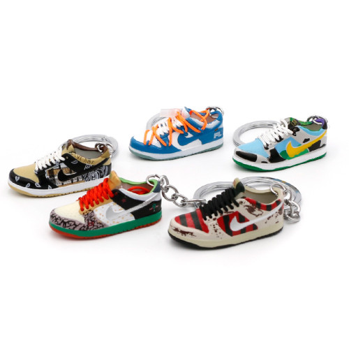 28360388 3D Sneaker Shoe Keychain 54 colors