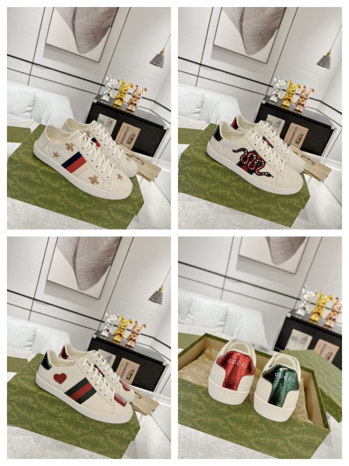 1:1 quality version 28382316 cowhide white shoes 3 colors