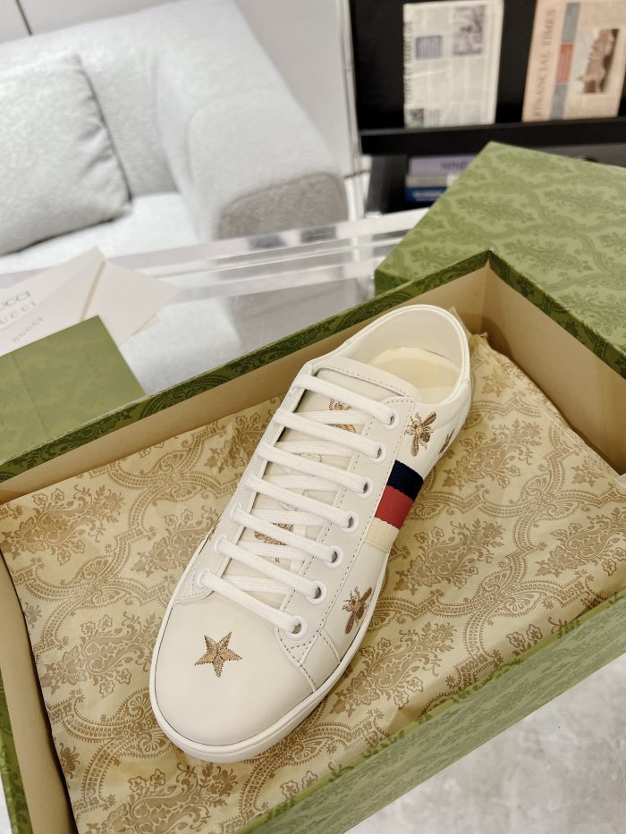 1:1 quality version 28382316 cowhide white shoes 3 colors
