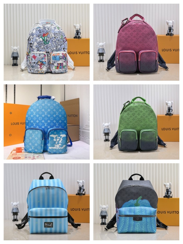 28412823 Gradient Logo Print Backpack 6 colors