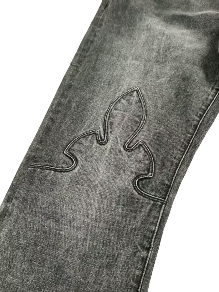 [50% Off]1:1 quality version Flame Washed Denim Jeans 28425320