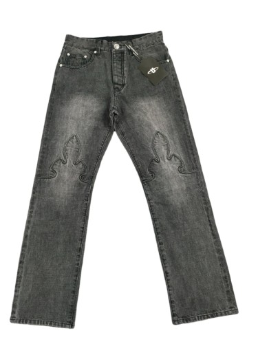 [50% Off]1:1 quality version Flame Washed Denim Jeans 28425320
