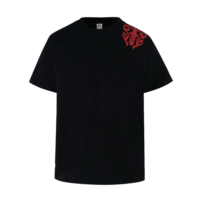 1:1 quality version 28429063 Shoulder Sword Print Tee 2 colors