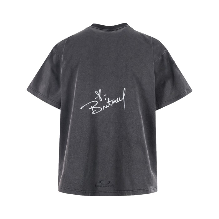 1:1 quality version Britney portrait printed Tee 28430284