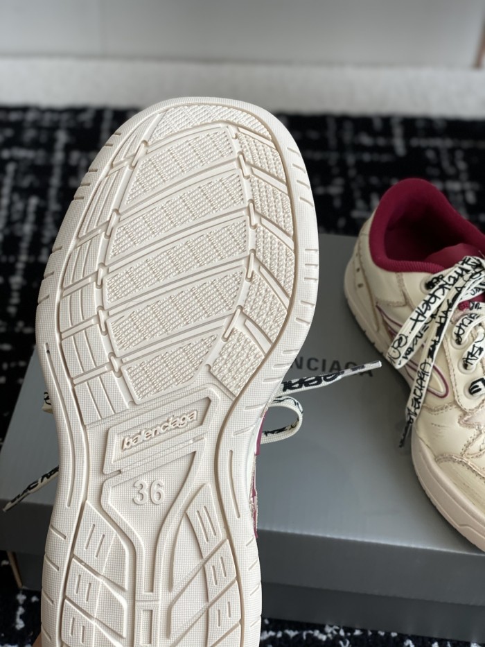 1:1 quality version Hamptons Worn-Out Two-Color Patchwork Shoes 6 colors 28431623